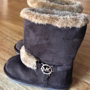 New Michael Kors brown boots kids size 8